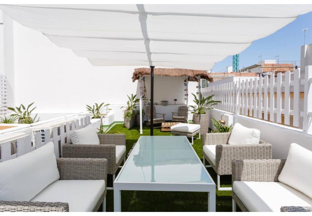 Terraza-Caleta Beach Home By Cadiz4Rentals Luaran gambar