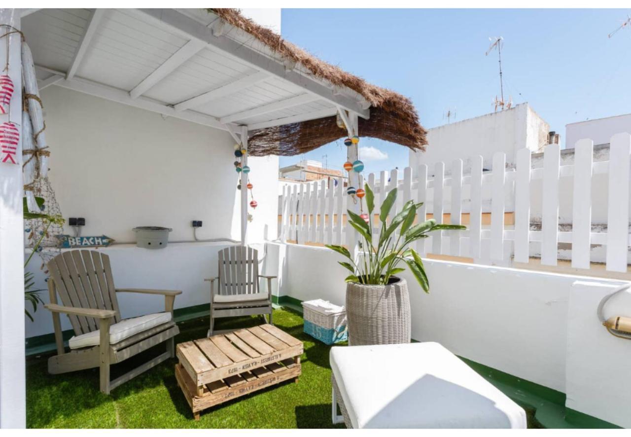 Terraza-Caleta Beach Home By Cadiz4Rentals Luaran gambar